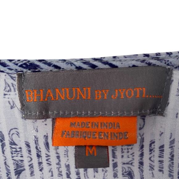 Anthropologie Bhanuni by Jyoti Linne Embroidered Blue Dress size medium - Picture 5 of 10